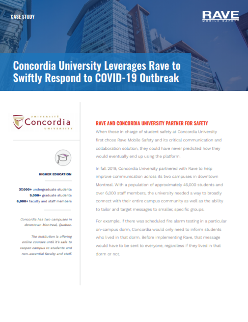 concordia_university_leverages_rave_to_swiftly_respond_to_covid-19_outbreak